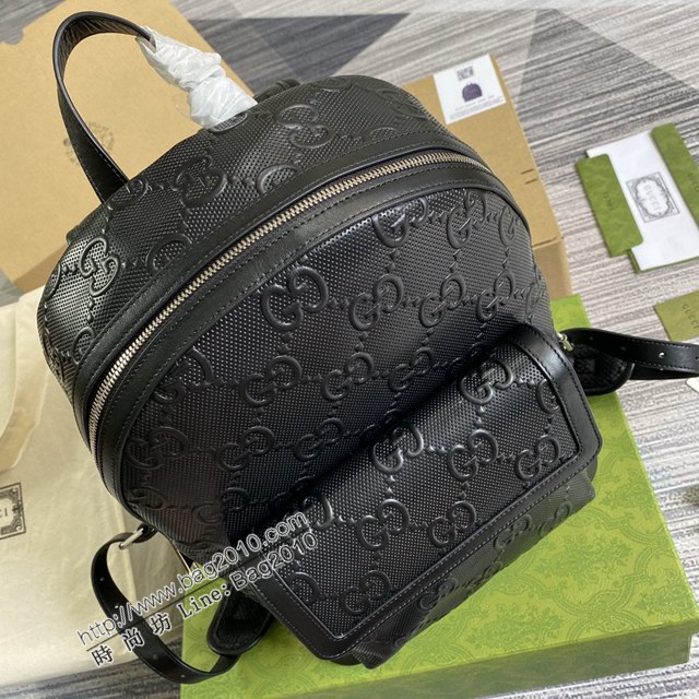 Gucci新款包包 古馳壓花皮後背包 Gucci無邊序曲系列中號背包 658579  ydg3037